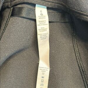 Lululemon Athletica Black Vest